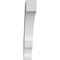 Ekena Millwork 5 1/2-in. W x 36-in. D x 36-in. H Balboa Architectural Grade PVC Knee Brace BRCP055X36X36BOA - alternate 3